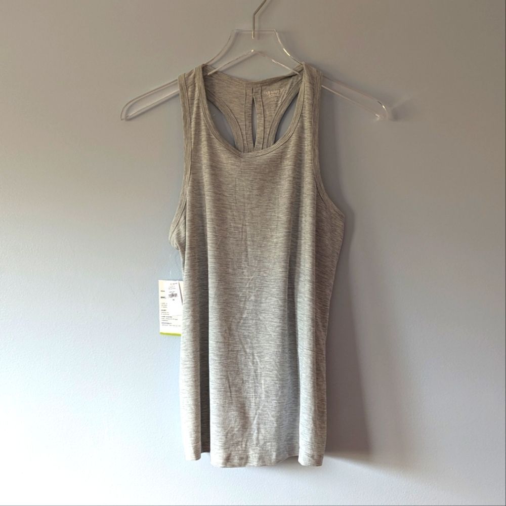 Old Navy Breathe On Tank Top Light Gray XS